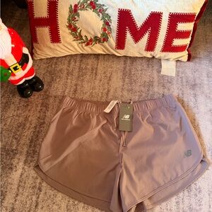New Balance Women's Athletic Shorts in Taupe